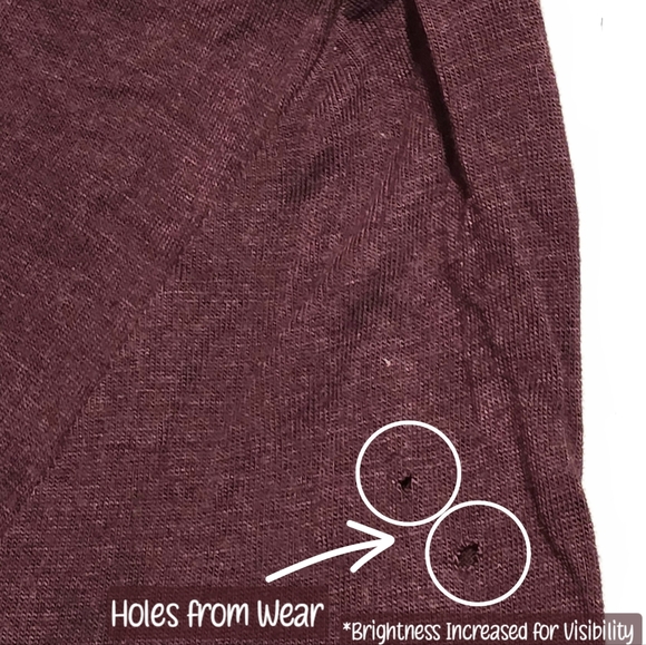 🟣Vanity Burgundy Black cOwl Chain Sequin Lace Embroidered Top Size Medium - Picture 11 of 12